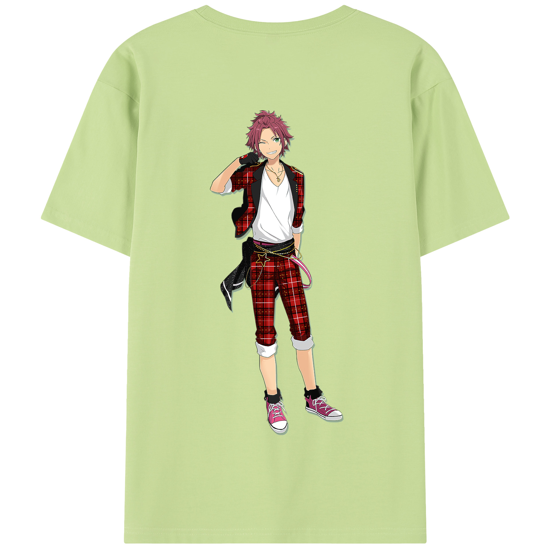 （画像用） あんさんぶるスターズ! Ensemble Stars 綿100％半袖Tシャツ（背面プリント）